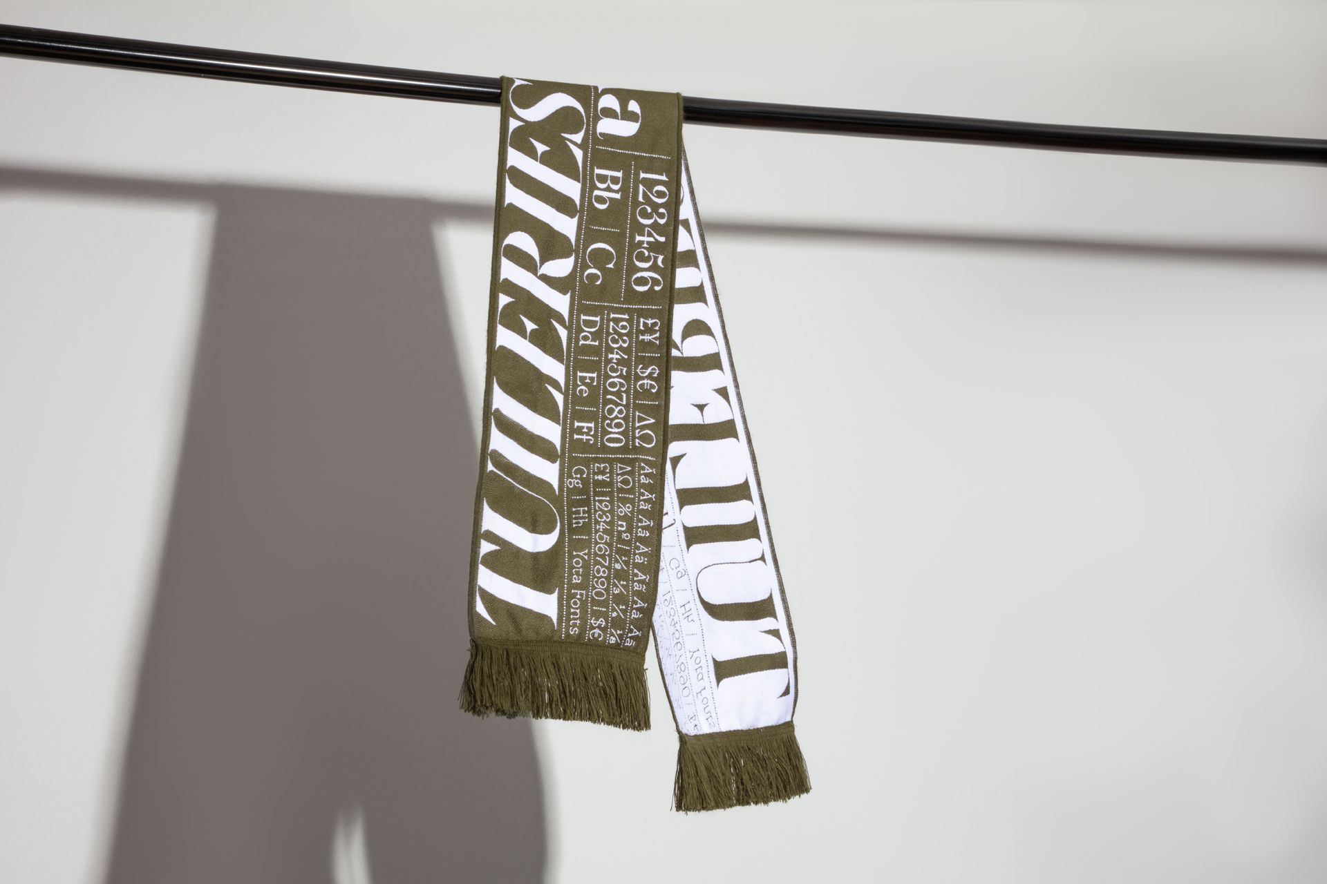 Yota Fonts - shop - Tuileries French Garden scarf